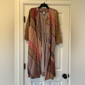 CAbi Multicolor Patterned Cape